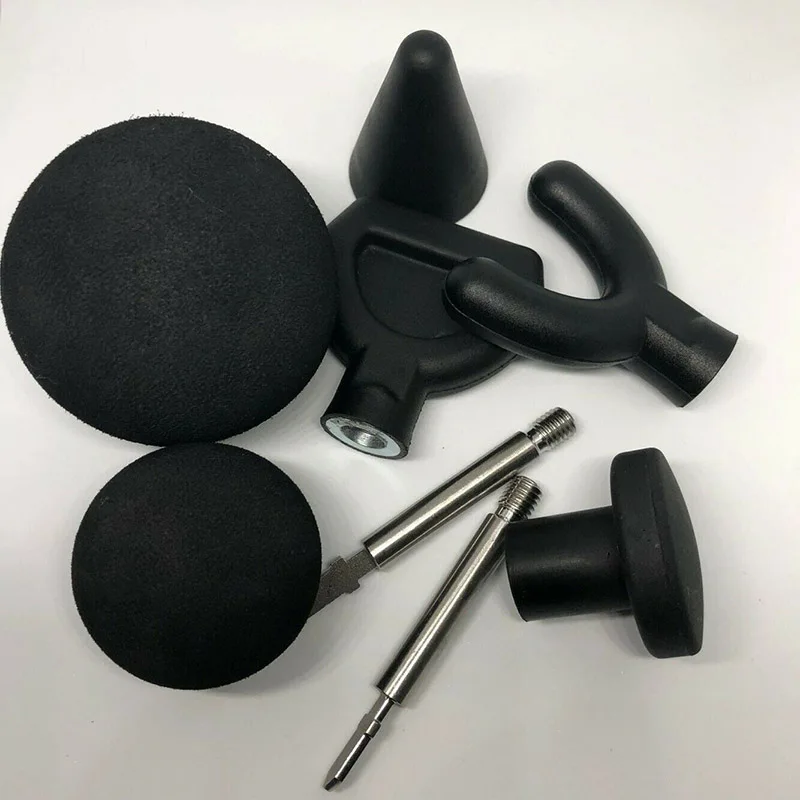 6 шт. перкуссионные массажные наконечники с 2 стержнем для массажа Jigsaw Adapter Attachment