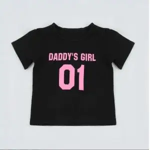 Летняя футболка с короткими рукавами для папы и дочки, футболки для папы и дочки, одинаковые футболки для всей семьи