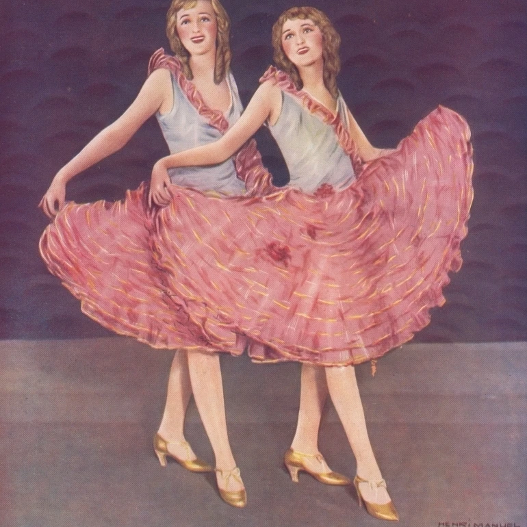 Dollie And Billie In Paris Etoiles  Paris  1927 Poster Print By Mary Evans Jazz Age Club Collection (18 X 24)