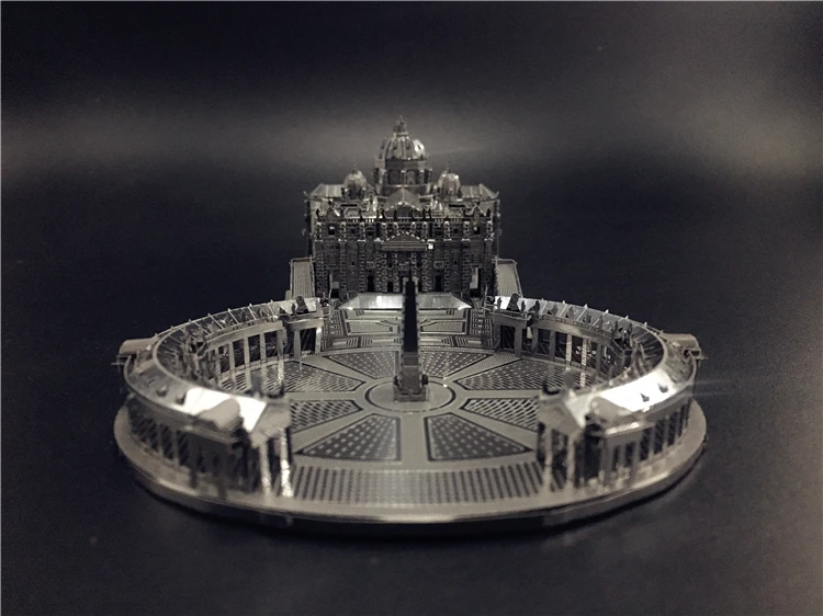 ММЗ модель NANYUAN 3D металлическая модель комплект 1:1000 STPETER'S BASILICA Сборная модель DIY 3D лазерная резка модель головоломка игрушки для взрослых