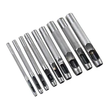 Affordable Leather Belt Gasket Hollow Hole Punch/ Cutter Tool (9 Pieces)