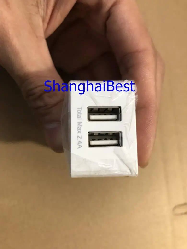 5V 2.4A 12W двойной слот USB зарядное устройство AC стены ЕС вилка Xmobile для iPad Air Mini Pro iPhone