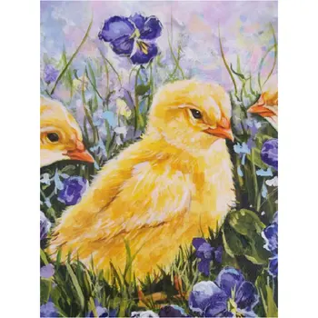 

5D diamond painting cross stitch full square rhinestone Mosaic Pattern diy diamond embroidery chick picture living room decor