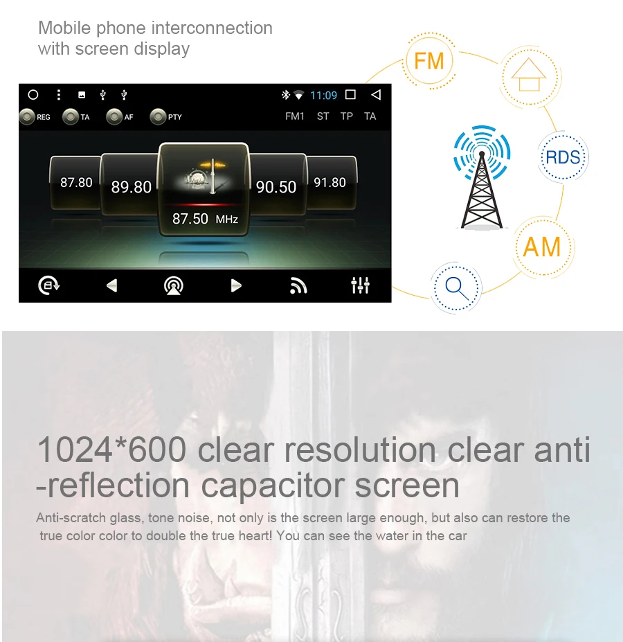 11 Android car audio gps navigation system for New 2017 Hyundai i30 Elantra 
