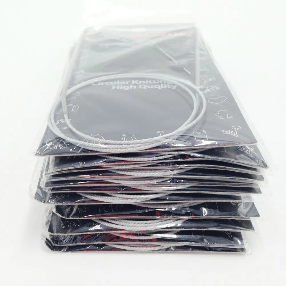

CAMMITEVER 11pcs Crochet Weaving Pins Needlework 80cm Stainless Circular Knitting Needles Circular Knitting Pins Drop Shipping