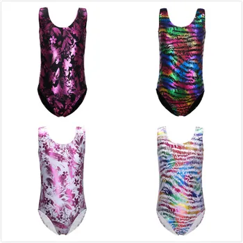 

2-11Y Girls Ballet Leotards Sleeveless Gymnastic Ballet Tutu Dancewear Gilding Professional Ballet Dance Costumes Leotard Dress