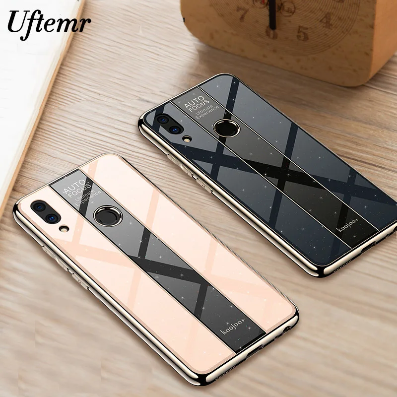 

Phone Case for Meizu M9 Note Case for Meizu Note9 Luxury Plating PC Mirror Soft Silicone Bumper Back cover for Meizu Note 9 Case