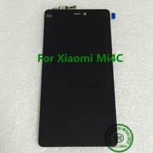 Black TOP Quality Full LCD Display + Touch Screen Digitizer Assembly For Xiaomi Mi4c Mi 4c M4c Replacement Parts Free Shipping