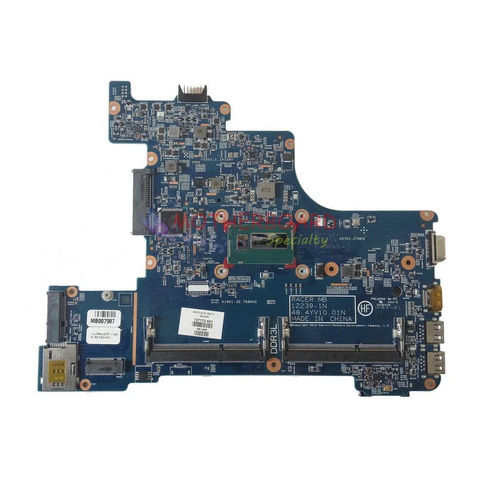 Vieruodis для HP Probook 430 G1 материнская плата с i7-4500U CPU DDR3L номер детали: 727772-601 727772-501 727772-001
