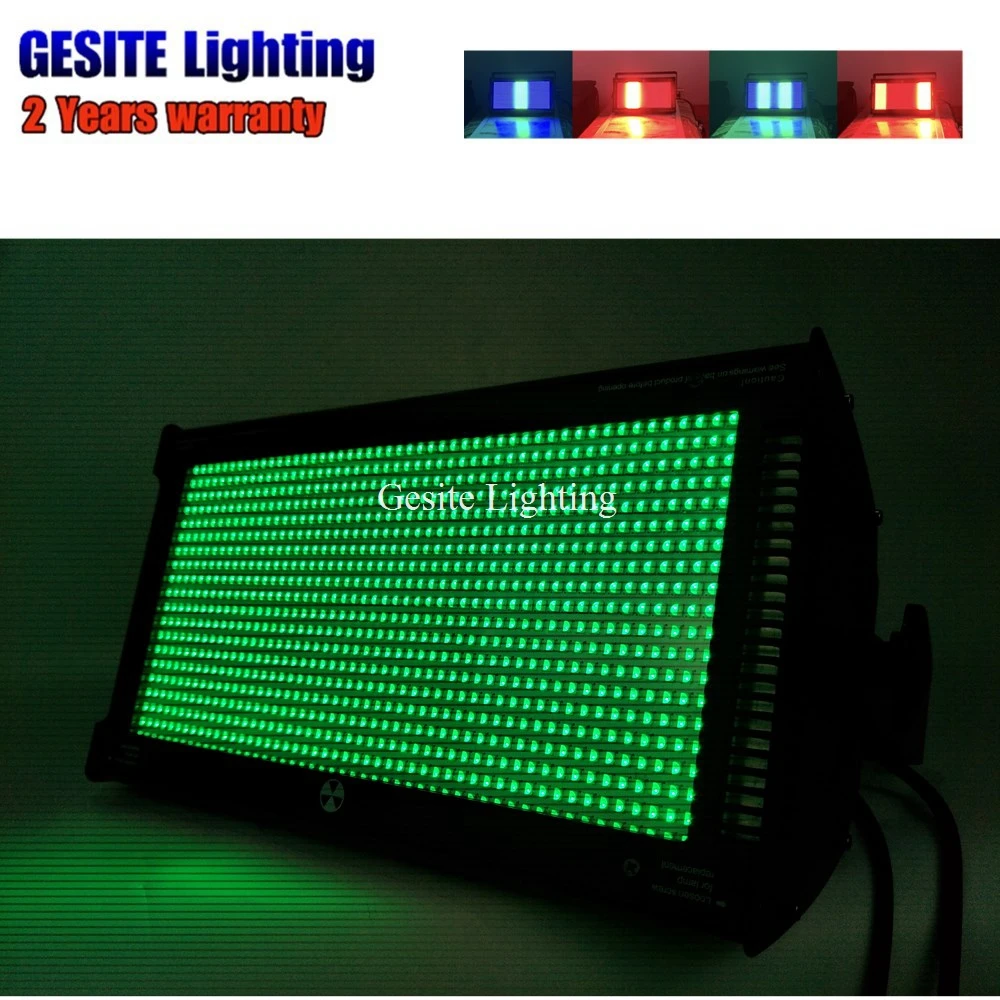 Dmx6 e dmx16 e modo de Canais Rainbow Efeito 1000 w Led Strobe Light Full on 27 Rainbow efeito 1000 W Led Strobe Light