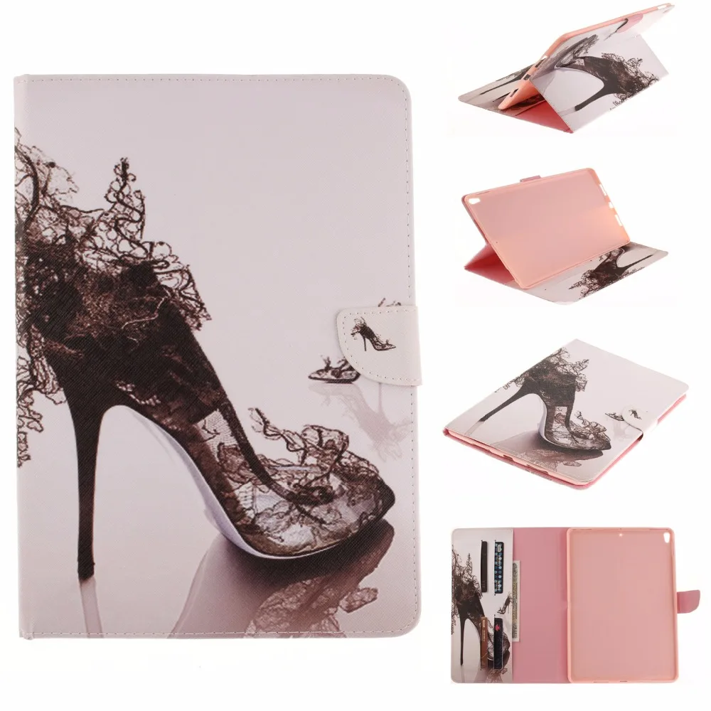 Чехол для планшета для Apple iPad Pro 10,5 A1701 A1709 с принтом Folio Sof Tpu Smart Case с защитной пленкой для экрана для iPad 10,5