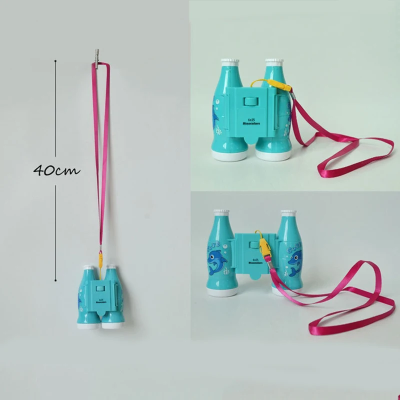 Детский мини Телескоп Бинокль Мультяшные головоломки игрушки колы бутылка