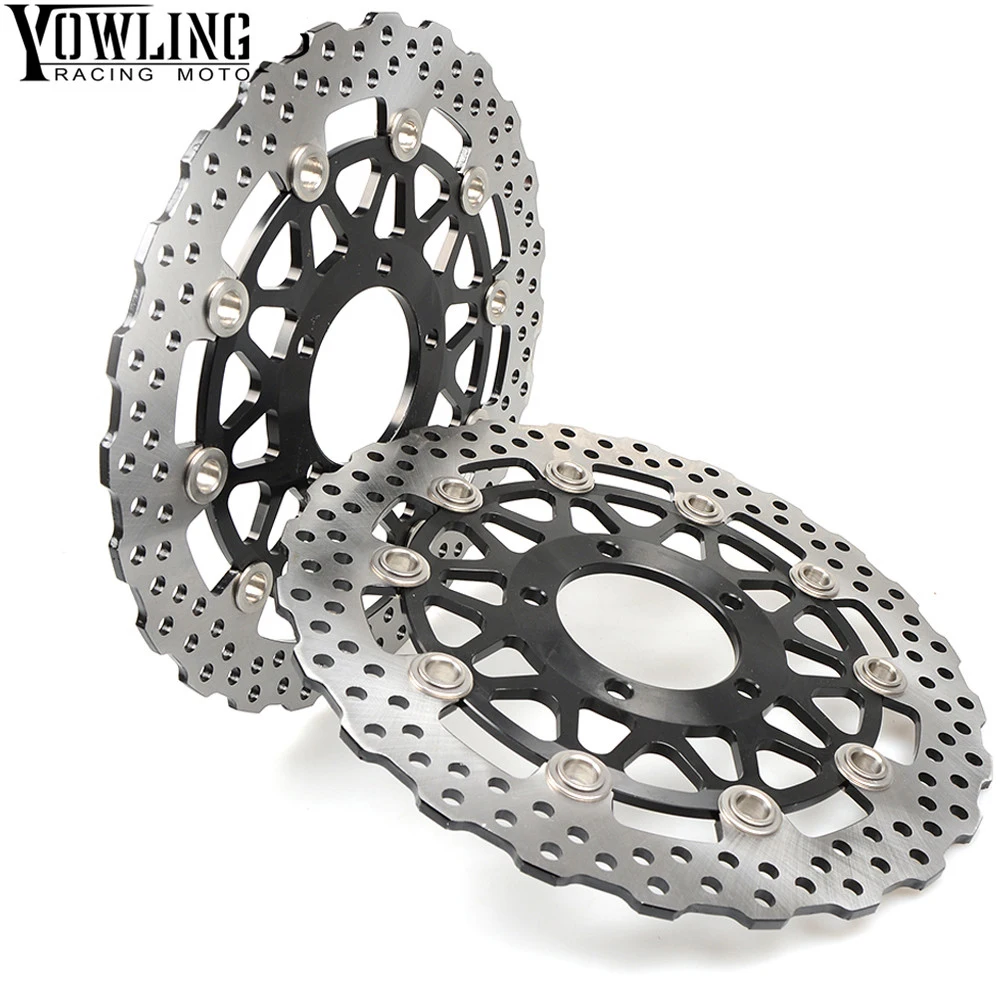 

For KAWASAKI NINJA ZZR1400 ZX14R ABS ZX-14R 1400CC 2008 2009 2010 2011 2012 2013 2014 Motorcycle Front Floating Brake Disc Rotor