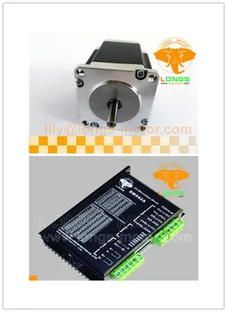 

EU Free!&NO TAX! 1AXIS Stepper Motor Nema 23 270 oz.in=1.9NM DUAL shaft 6LEADS 3.0A& Driver DM542 4.2A CNC router kit High Torq