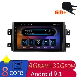 9 "4G ram 2.5D ips 8 CORE Android 8,1 автомобильный DVD мультимедийный плеер gps для Suzuki SX4 2006-2012 2013 2015 аудио Радио Навигация