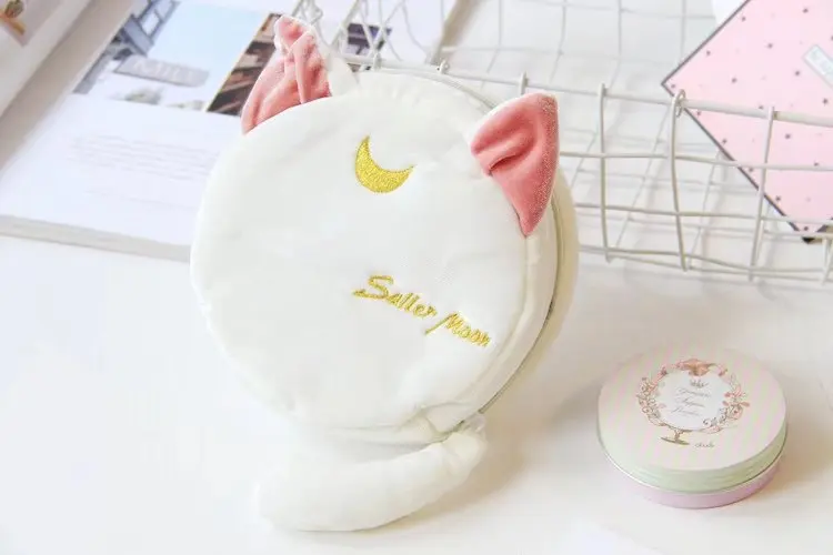 Аниме карточка captor sakura sailor moon плюшевые luna cat косметичка для макияжа сумка костюм