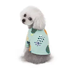 Платье для домашних животных весна и лето костюмы для собак с принтом ананаса Одежда для собак платье vestido perro Прямая поставка
