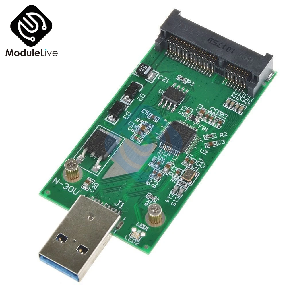 MSATA SSD к USB 3 0 конвертер мини адаптеры канала связи передачи данных адаптер mSATA Card