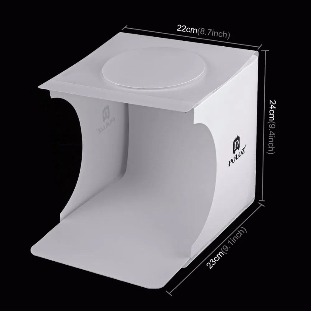 

PULUZ PU5022 Portable 8 Inch LED Panels Folding Photo Light Lighting Studio Shooting Tent Box 2017 New Arrival