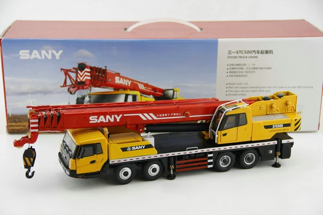 Original Authorized Authentic 1:43 SANY STC500 Truck Crane