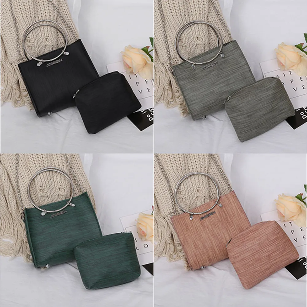 

Xiniu Women's 2Pcs Fashion Chains Handbag Crossbody Shoulder Bags with Wallet