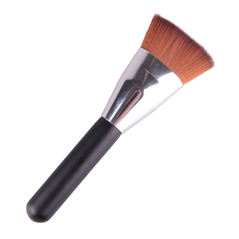 

FGHGF 1pcs Pro Round Top Makeup Brush Cosmetic Loose Powder Foundation Compact Powder Blusher Contour Highlighter Tool