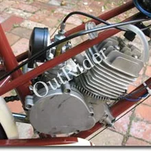 Высокое качество 49/50/60/80CC 2-х тактный двигатель моторизованный газовый двигатель