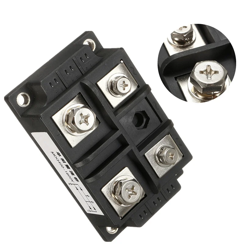 

1PC New Arrival MDQ 400A Single-Phase Diode Bridge Rectifier 400A Amp 1600V Power Module Board