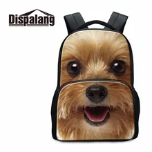 Dispalang собака большая Рюкзаки для подростков Обувь для девочек животного школьные портфели для Колледж студенты Fashion Day Pack ноутбука Книга сумка Мальчики