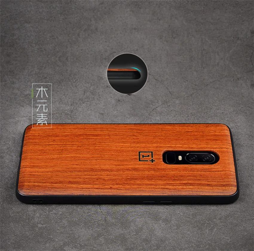 Чехол сделай сам для Oneplus 6 чехол из натурального дерева на заказ One plus розового