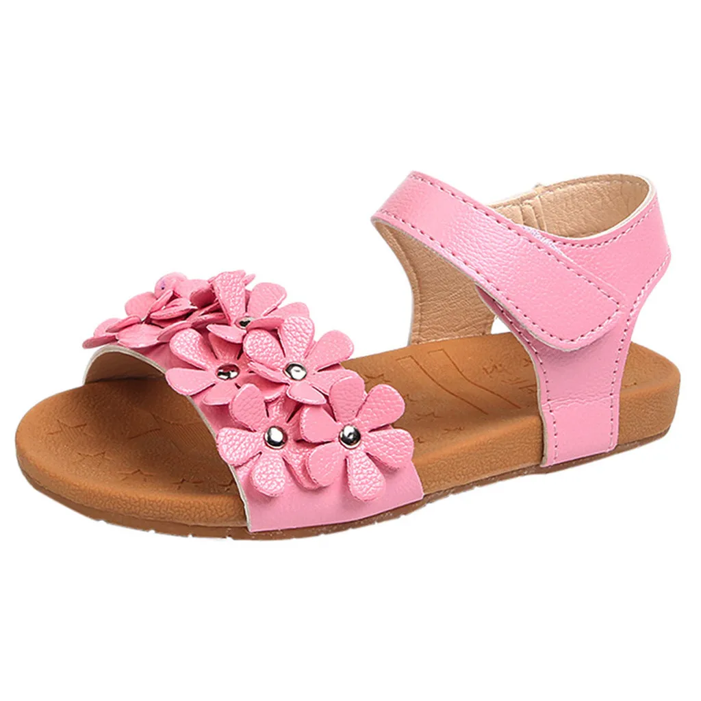 Обувь для девочек; коллекция года; детские сандалии для маленьких девочек; детская обувь с цветочным рисунком; обувь для принцессы сандалии; летняя пляжная обувь; melissa - Цвет: A