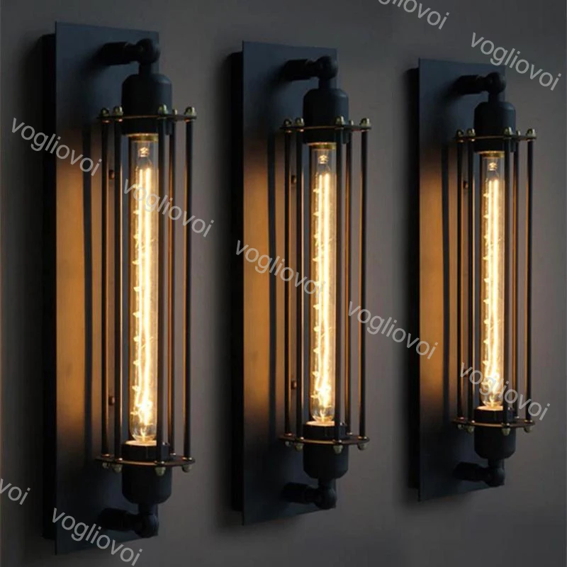 

Vogliovoi Loft Vintage Wall Lamps American Industrial Wall Light Edison E27 Bed Lighting Hallway Lighting Decoration Lighting
