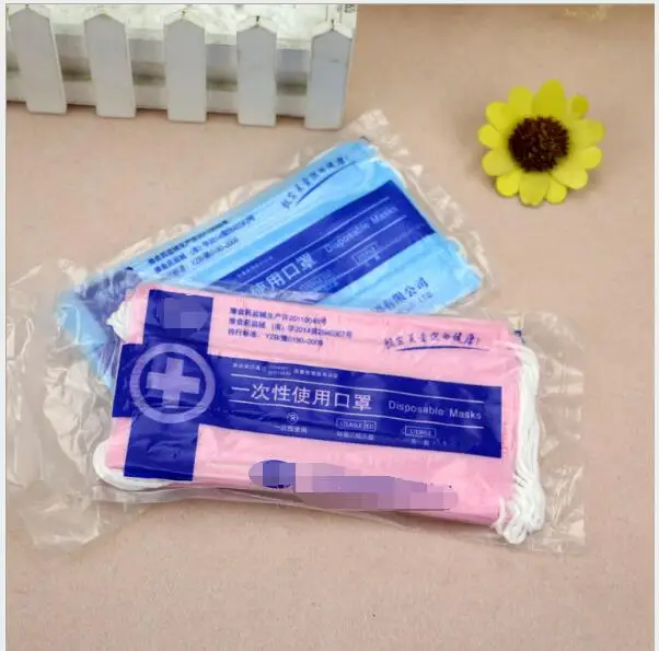 

20Pcs Disposable Medical Dust Mouth Surgical 3-Ply Face Mask Bacterial Filter Respirator Masks For Personal Medical blue