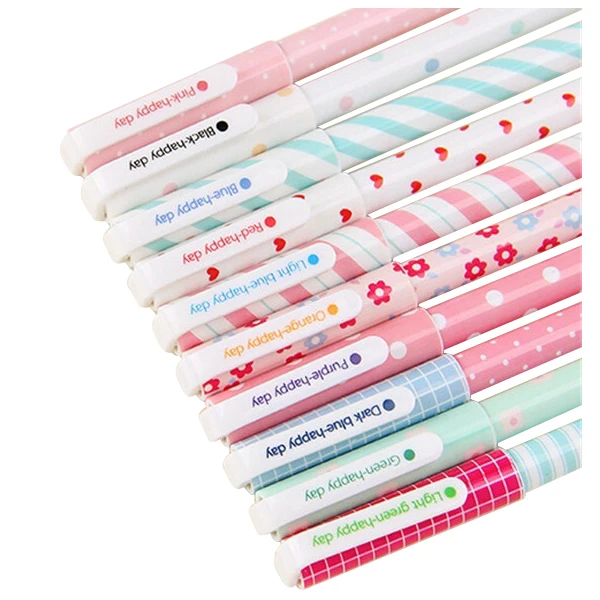 

10 pcs Colorul Lovely Water-based Pens