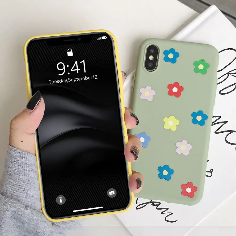 KISSCASE милые цветочные чехлы для телефонов iPhone 7 8 6S 6 Plus 5S SE Прекрасный чехол XR XS MAX X