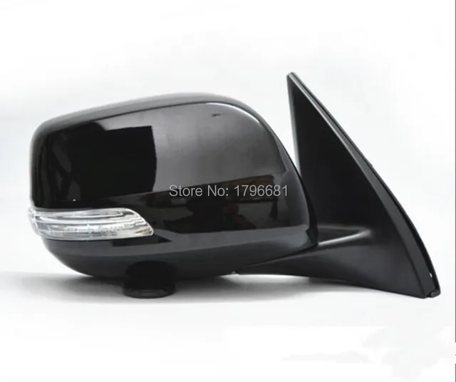 CAPQX Rearview Rear view mirror with LED turn signal for TOYOTA LAND