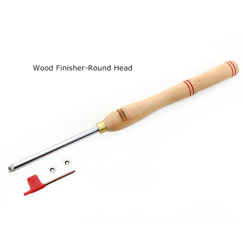 Wood Turning Lathe Tool for Wood Roughing Finishing and Detailing Matched with 2 pcs Carbide Inserts Wood Turning Lathe Tool for Wood Roughing Finishing and Detailing Matched with 2 pcs Carbide Inserts