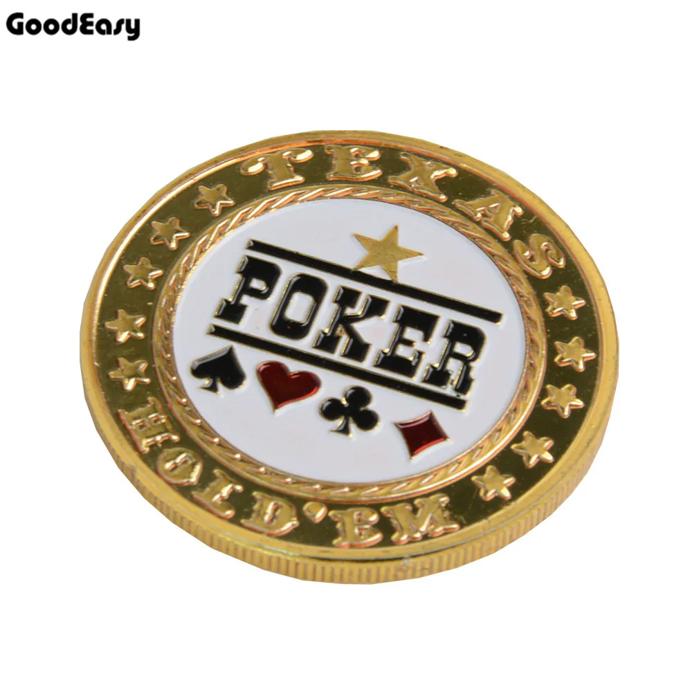 Poker Card Guard протектор металлический жетон монета с пластиковой крышкой Texas Hold'em покер монеты казино Кнопка Дилера покера