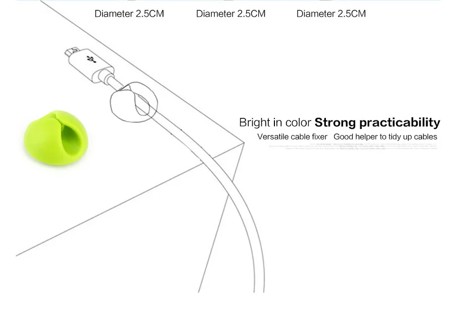 AINGSLIM, 6 шт./лот, настольный кабельный зажим, устройство для сматывания кабеля, органайзер для кабеля, держатель шнура, система управления, провод, намотка наушников