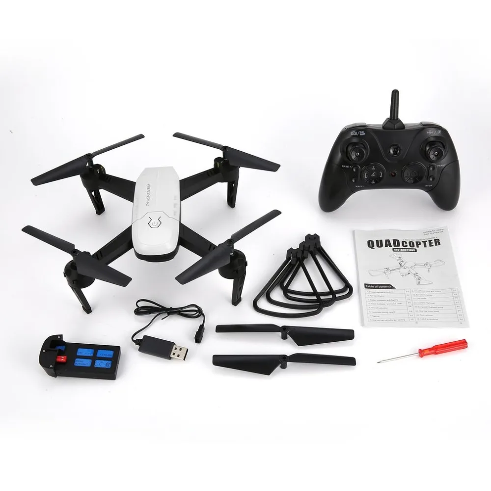 

S8 2.4Ghz Smart RC Quadcopter Drone Aircraft UAV with Altitude Hold One Key Return One Key Take Off 3D Flip Stop Light Control