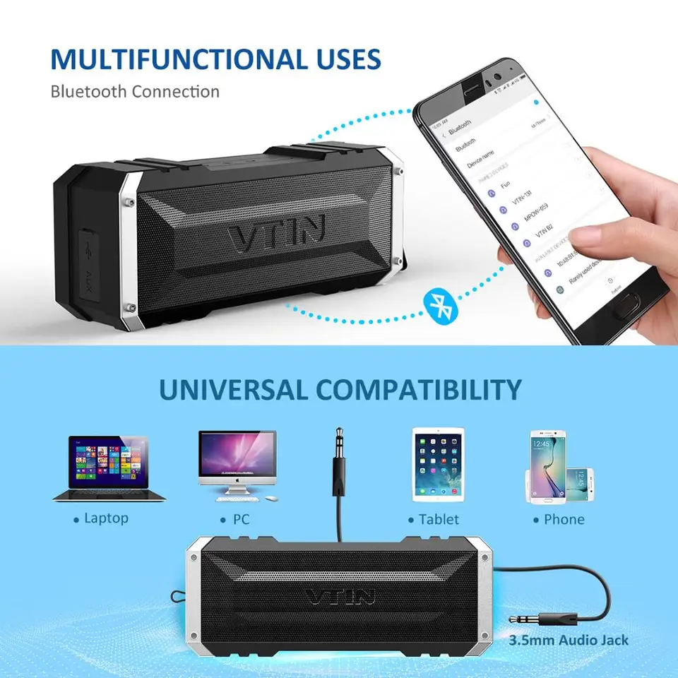 vtin punker bluetooth speaker