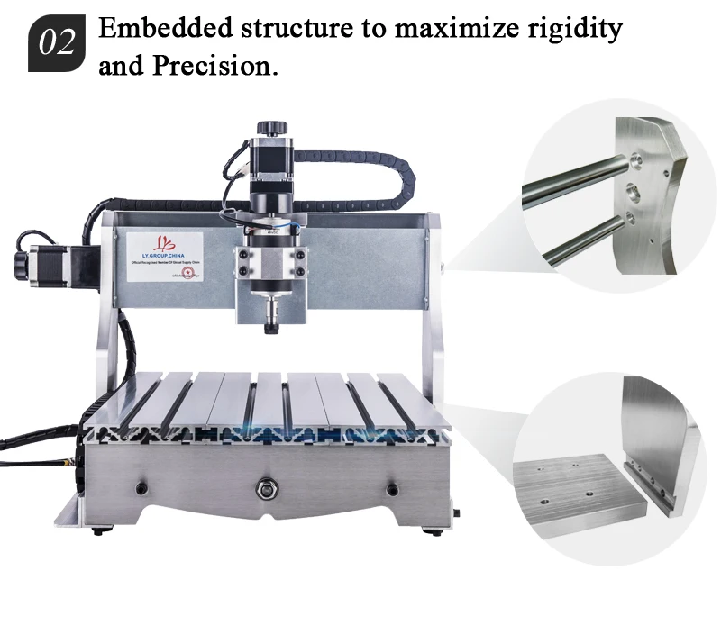 CNC3020 300 Вт Шпиндельный деревообрабатывающий маршрутизатор 30x20 см гравировальный