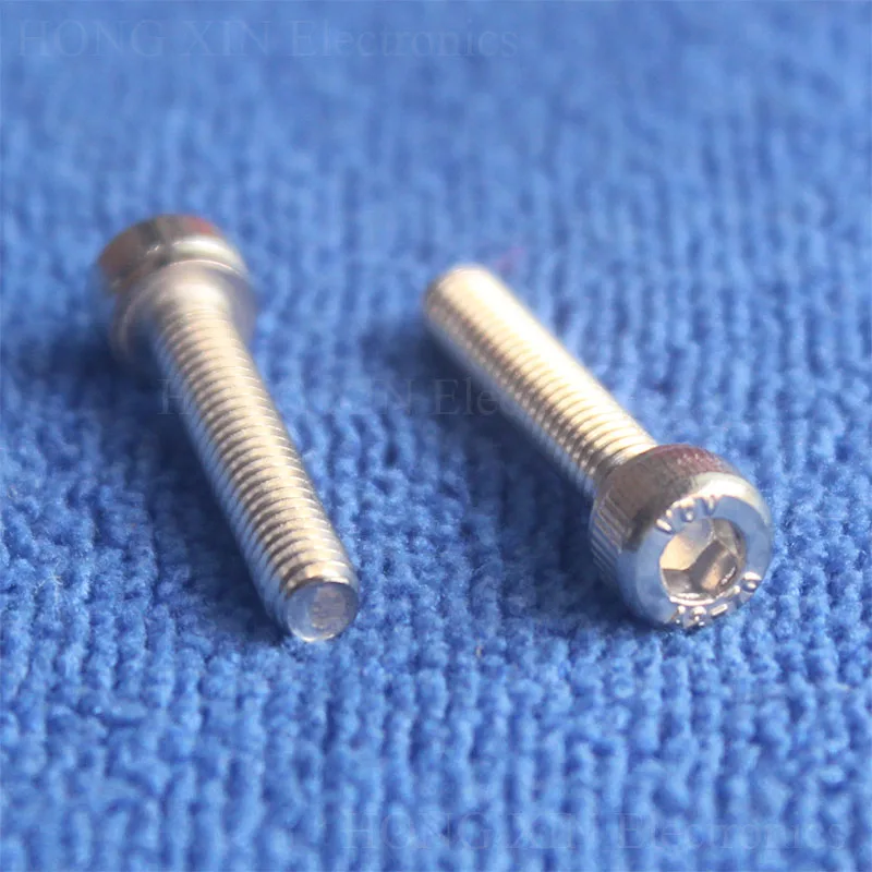 

50Pcs M2 M2.5 M3 304 Hexagon Socket Head Cap Screws Hex Socket Screw Furniture Metric Bike Bolt screw set stainless steel screws