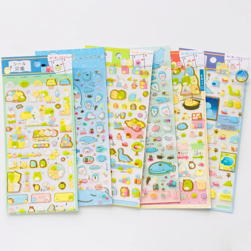 Kawaii Сумико гураши КИТ пуля журнал Декоративные Канцелярские ПВХ наклейки Скрапбукинг DIY Дневник этикетка-наклейка