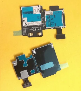 

100pcs/lot for Samsung Galaxy S4 i9500 i9505 SIM Card Tray Memory SD Card Holder Flex Cable Inner Replacement Parts