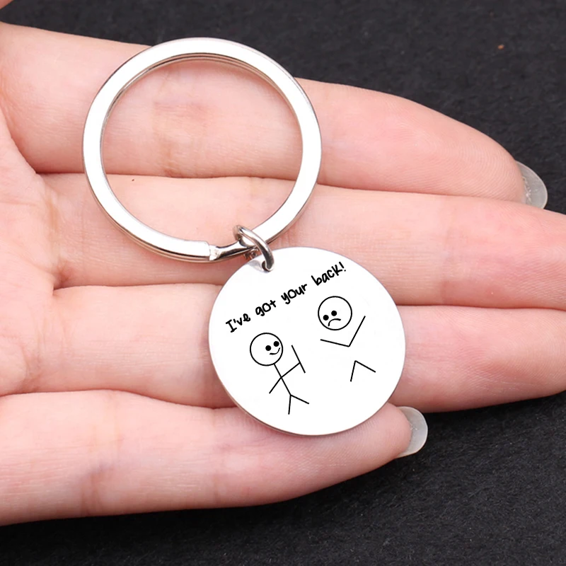 MINI Metal NEW Stylish Key Ring for Him//Her//Husband//Wife//Friend with Gift Pouch