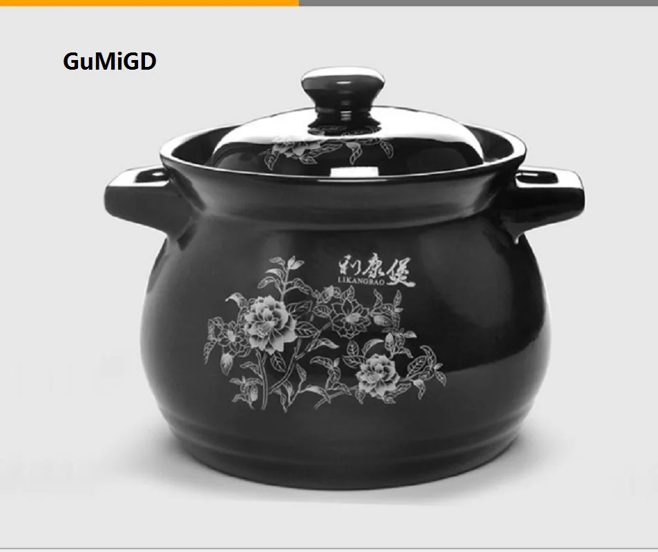 Керамическая кастрюля для супа тушеная с высокой термостойкостью|ceramic casserole|casserole