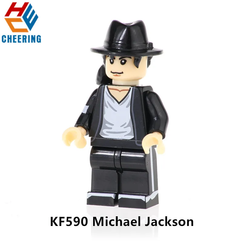 

Single Sale Super Heroes Building Blocks Michael Jackson Series Figures Bricks Dolls Christmas Learning Toys For Children KF590