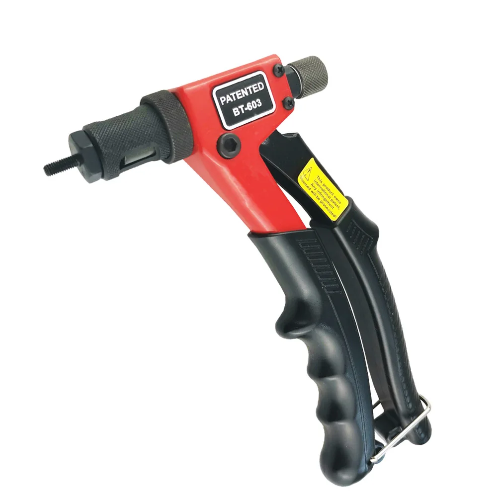 ALLSOME BT-603 Manual Riveter Gun Hand Rivet Tool Kit Rivet Nut Setting Tool Nut Setter M3/M4/M5/M6 4