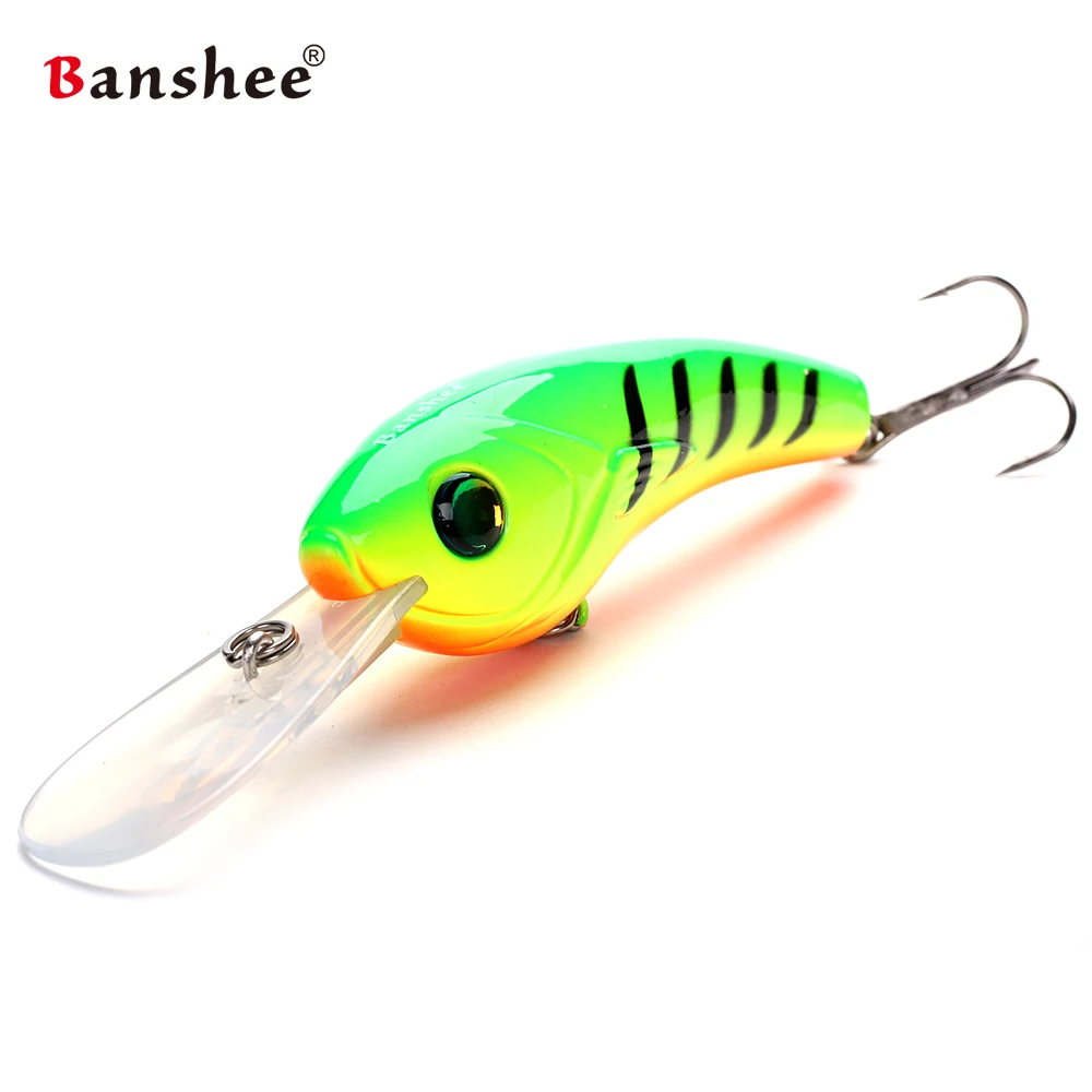 

Banshee 95mm 19g Fishing Wobblers For Trolling Lure Pike Fishing Lures Crank Baits Suspension Deep Diving Wobblers Crankbait Big